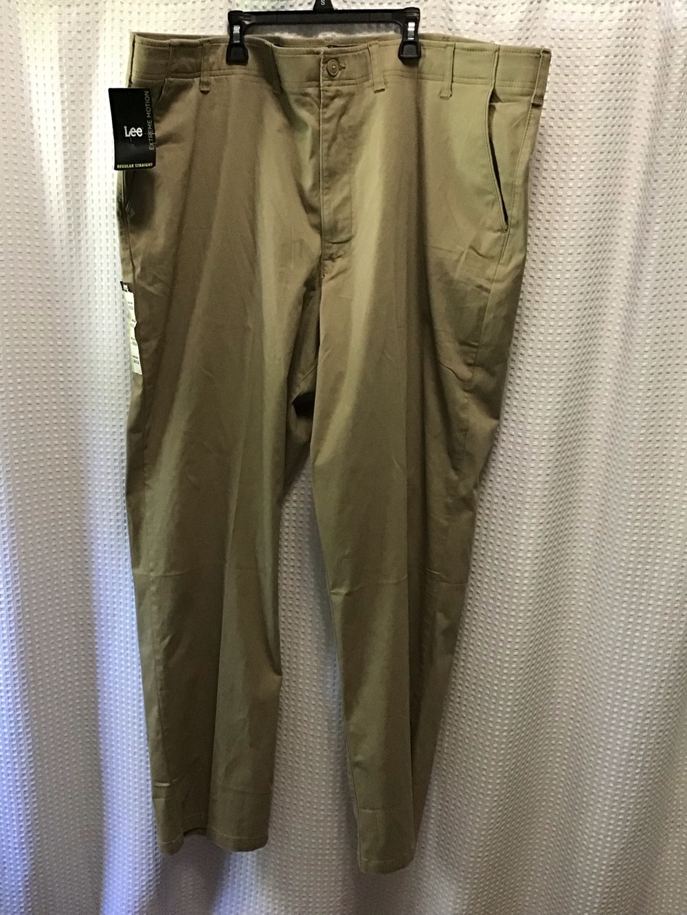 Lee Men's Khaki Straight Fit Pants NWT